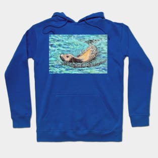 Sea Lion Painting Hoodie